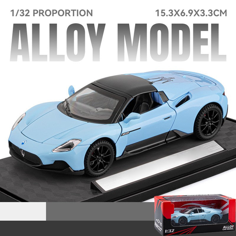 1:32 Maserati MC20 Supercar Alloy Diecast Model Car Boy’s High Simulation Miniature Holiday Present & Home Trendy Ornament Toys