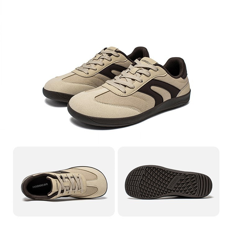 Tênis Unissex HOBIBEAR Barefoot Feminino Masculino Bico Largo Minimalista Zero Drop Antiderrapante Cadarço Casual