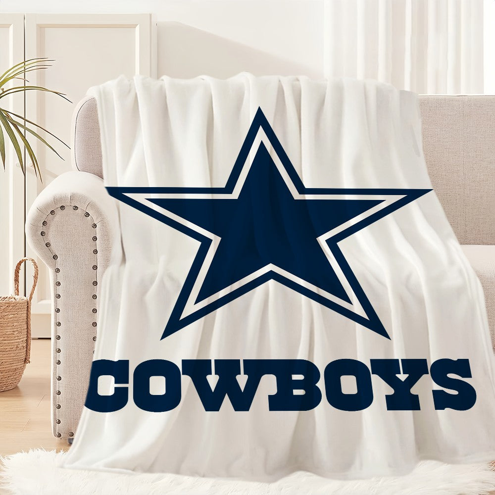 Dallas Cowboys Rugby Blanket Blanket for Couch Sofa Travel Home Hiking Picni Bed Beding Flannel Blanket birthday gift