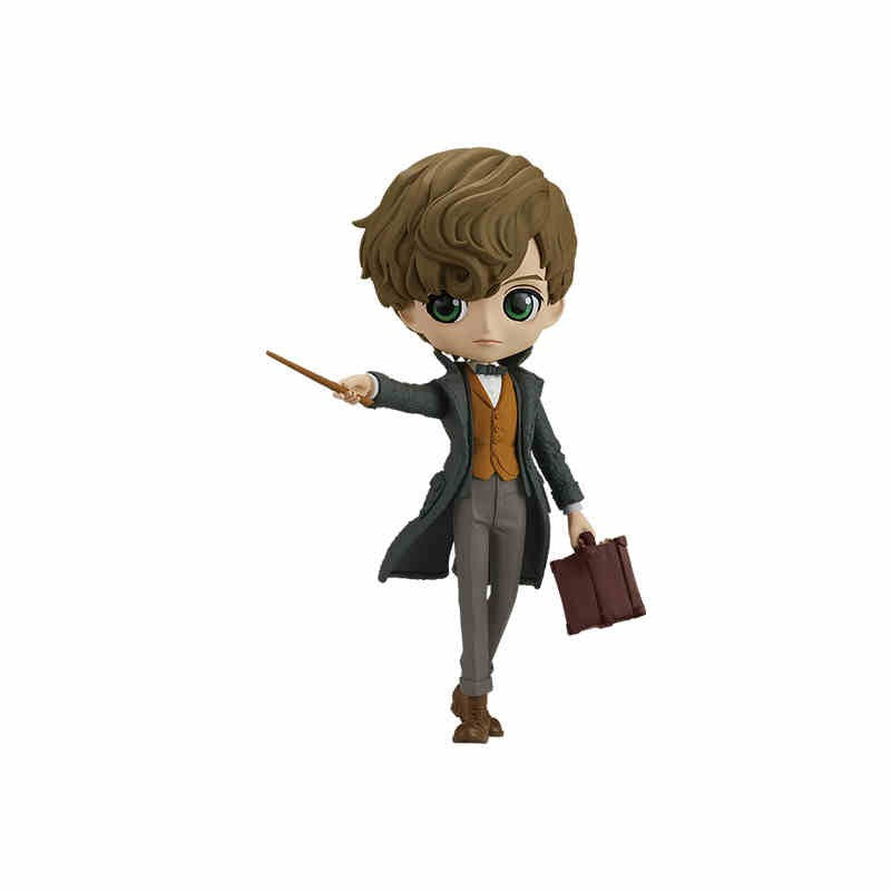 14cm Original Bandai Q Posket Harry Potter Series Versão Personagem Draco Malfoy Hermione Action Figure Anime Colecionável Bonecas Infantis