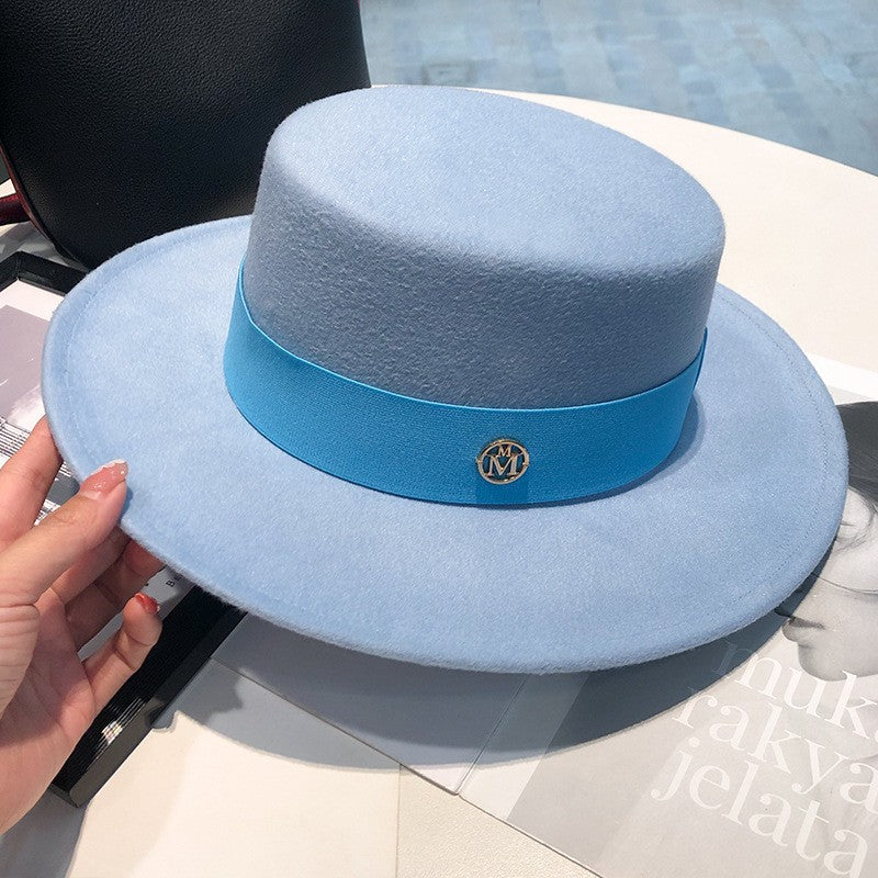 primavera outono moda praia 2025 Chapéu feminino fedora capela elegante Chapéu Panamá masculino fascinator Foto de casamento feltro Bowler novo