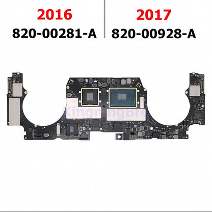 Placa-mãe Original A1707 para Macbook Pro 15" Placa Lógica A1707 com Touch ID i7 16GB 2016 2017 820-00281-A 820-00928-A