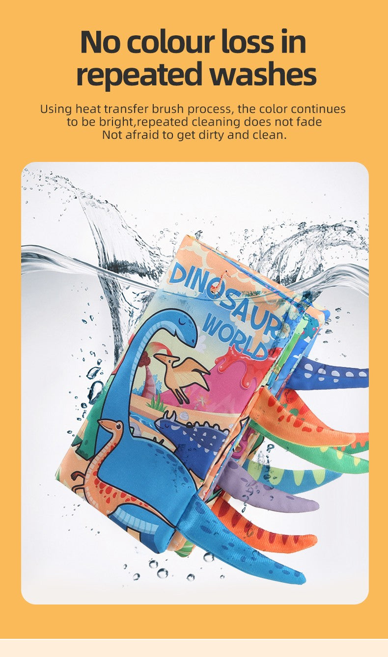 Baby Cloth Book Baby Toys 0-3 Year Old Infant Early Education Toys 6 Pages Cloth Book