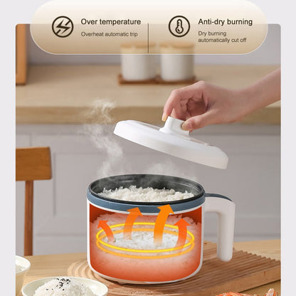 Panela Elétrica de Arroz Multicooker Multifuncional Panela de Sopa Mini Hotpot Eletrodomésticos de Cozinha Ofertas para 1-2 Pessoas