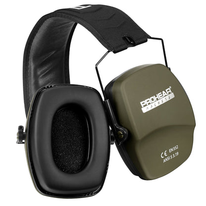 ZOHAN Shooting Ear Protection Safety Earmuffs Noise Reduction Slim Passive Hearing Protector for Huning NRR26dB