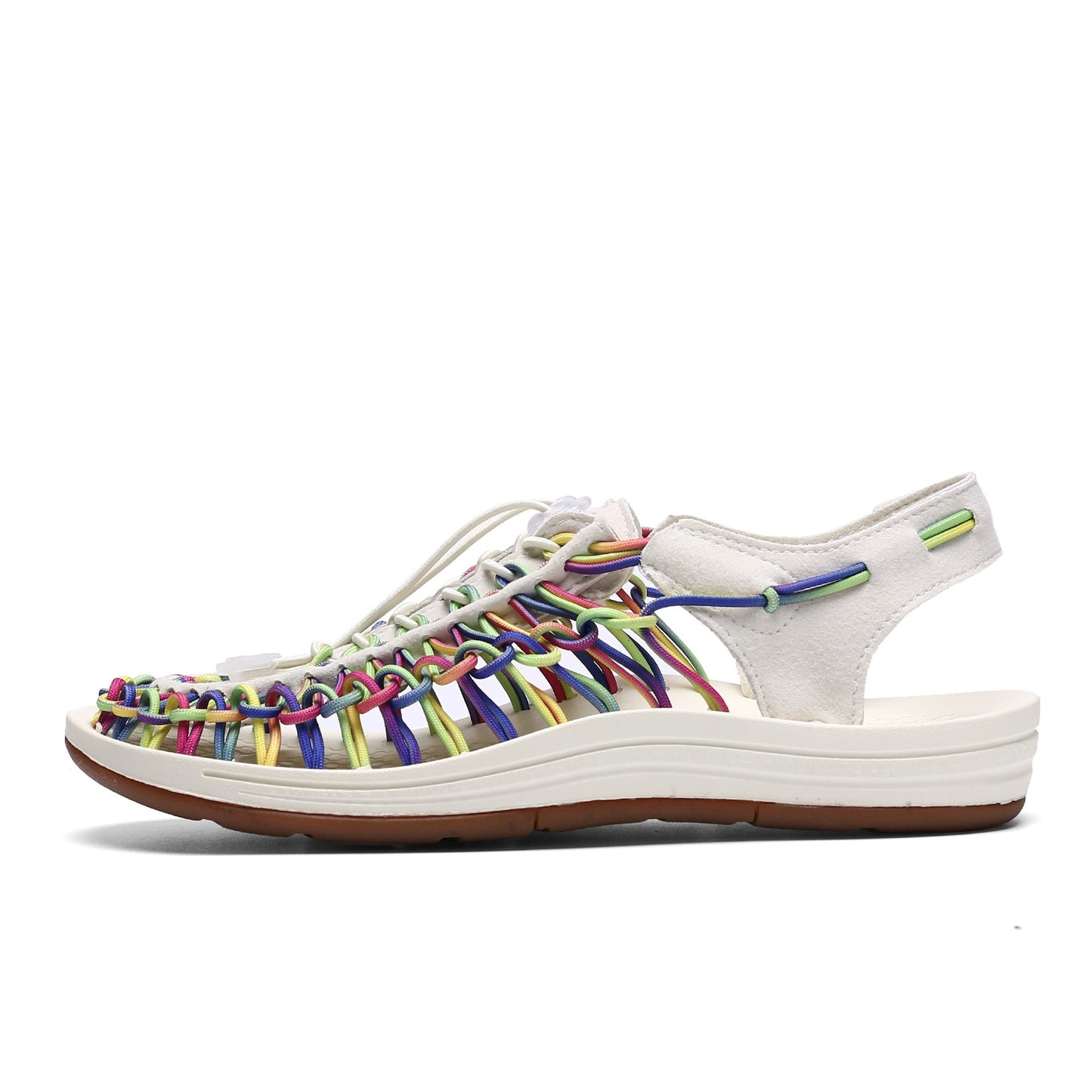 2024 New Arrival Summer Men's Shoes Breathable Beach Loafers Hand Woven Roman Sandals High Quality Men's Comfortable Flats