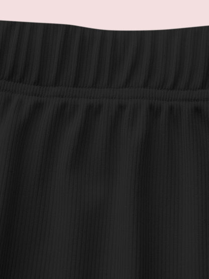 Casual Shorts Women 2024 New Summer Simple Comfortable Elastic Waist Cool Breathable Solid Color Casual Sports Five Quarter Pant