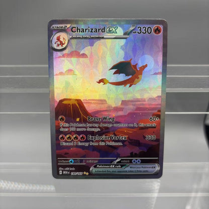 Cartas Colecionáveis PTCG DIY Charizard Blastoise Venusaur ex Giratina Carta Única Feita à Mão Jogo Clássico Anime Cartão Presente Brinquedo