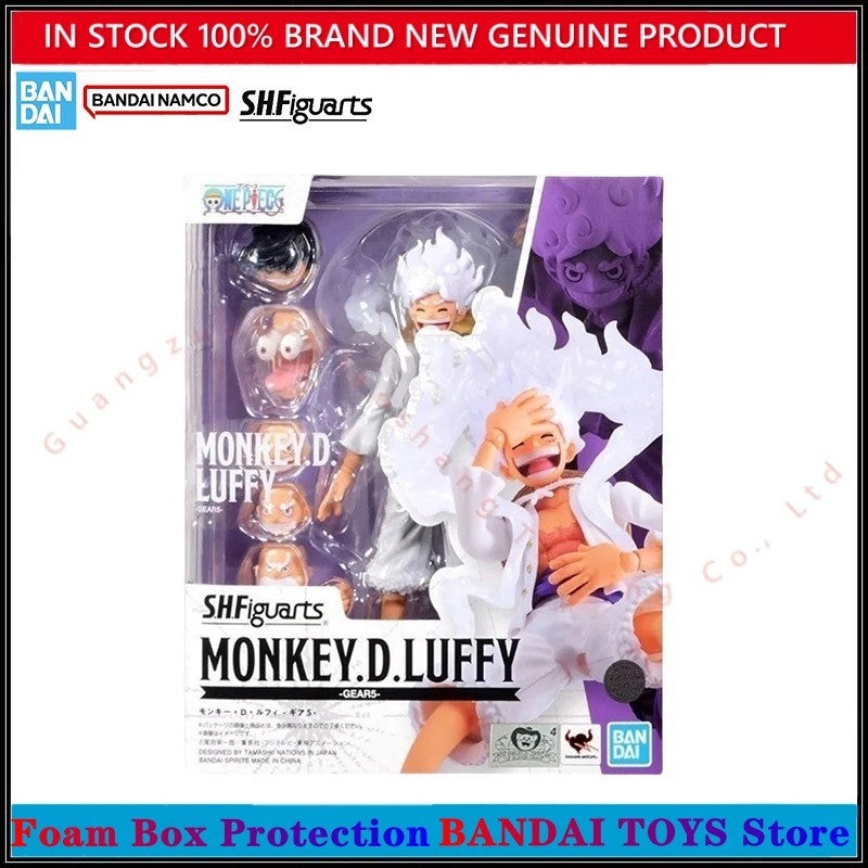 Atacado Bandai 100% Genuíno One Piece Model Kit Anime Figures SHF Monkey D Luffy Nami Shanks Roronoa Zoro Romance Dawn