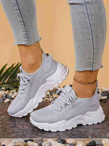 Ladies shoes women's sneakers shoes woman 2025 Solid color increases height and is versatile cheap shoes clearance free shipping