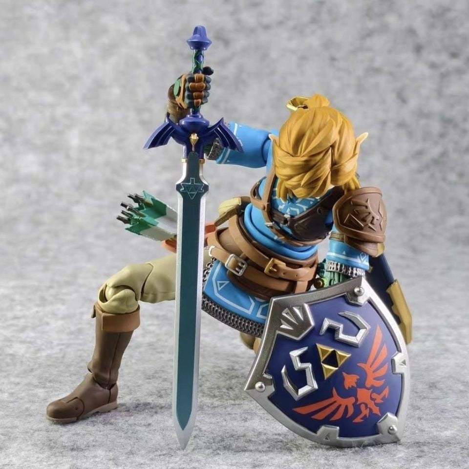 Boneco Articulado The Legend Of Zelda Tears Of The Kingdom Figma 626 Link Figures Breath Of The Wild Anime Figure Coleção Presente