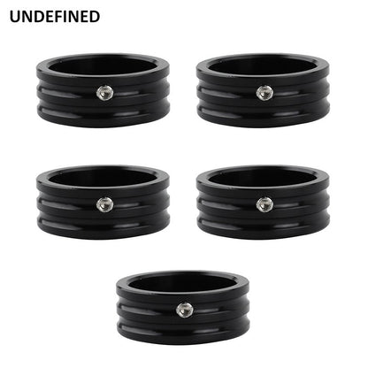Rear Sprocket Flat Bolt Cover Caps for Harley Softail Fat Boy 1993-2023 Sportster XL 883 1200 Touring Road King Glides Black