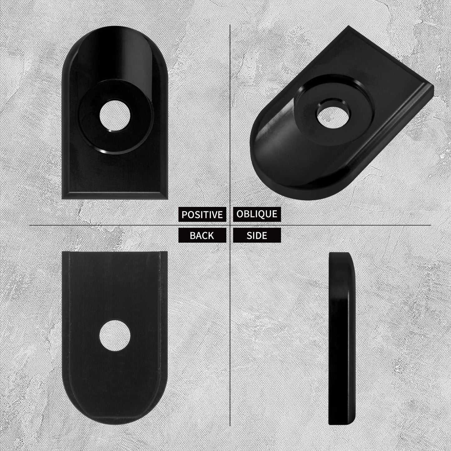 Universal Motorcycle Rear Fender Seat Bolt Screw Nut Tab Kit Mount Knob Cover For Harley Dyna Sportster XL Touring FLHR Softail