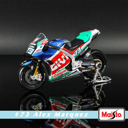 Maisto 1:18 2023 GASGAS Tech3 37#Augusto Fernandez 44#Pol Espargaro Moto GP modelo de motocicleta de liga leve para coleção de brinquedos de presente