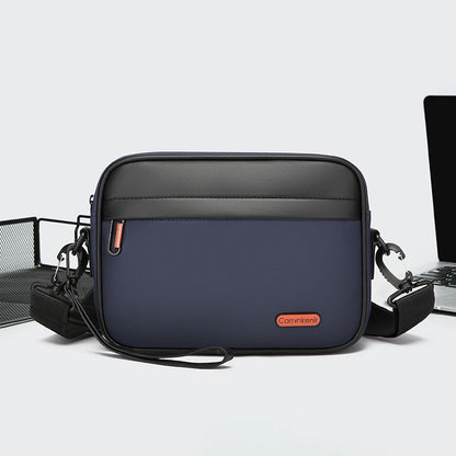 High Quality Soft PU Leather Male Small Shoulder Bag Fashion Men's Mini Handbag Casual Male Day Clutch Phone Bag