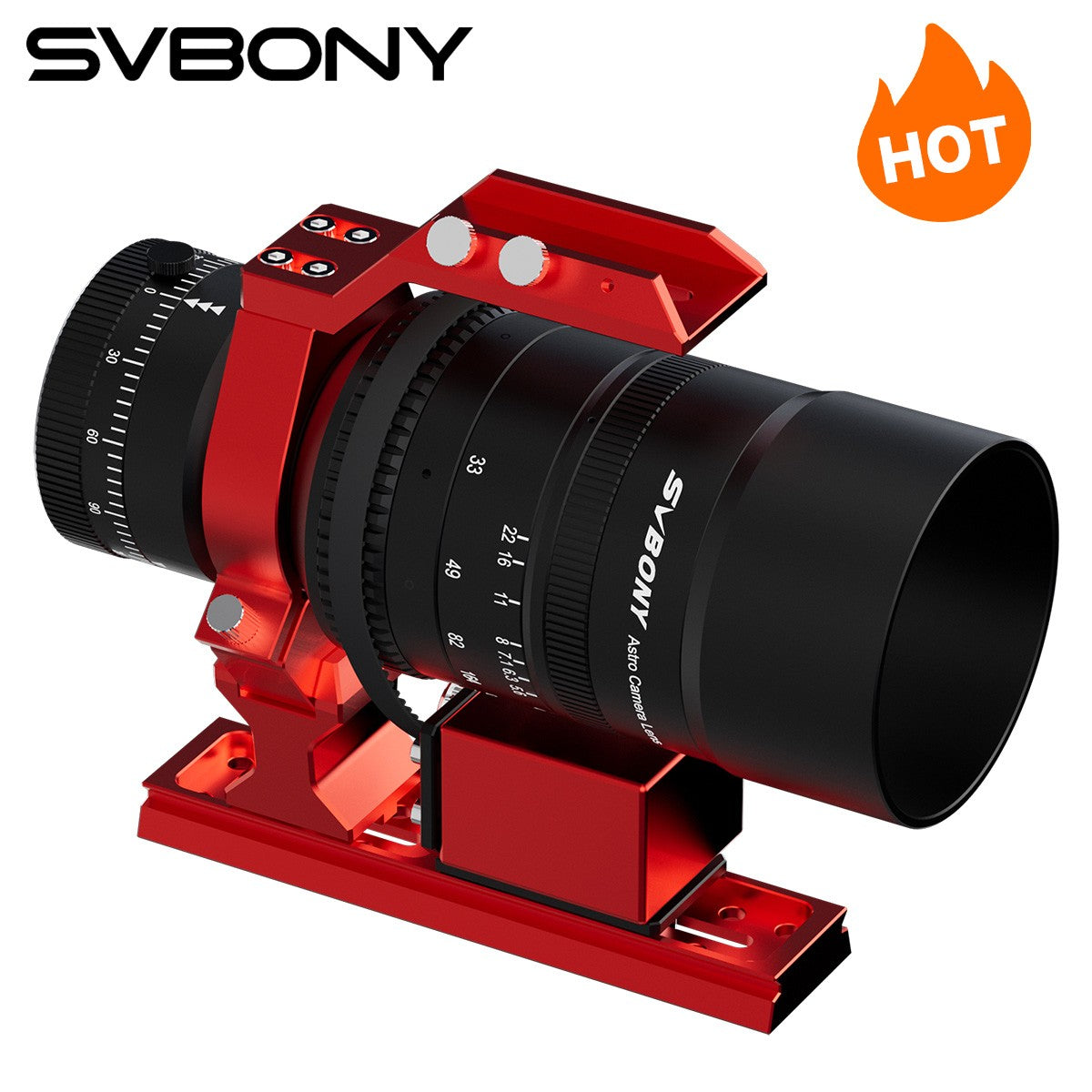 SVBONY Nova Atualização Telescópio para Astrofotografia APO SV555 e Placa de Cauda de Andorinha SV239 Vermelha para Astrofotografia