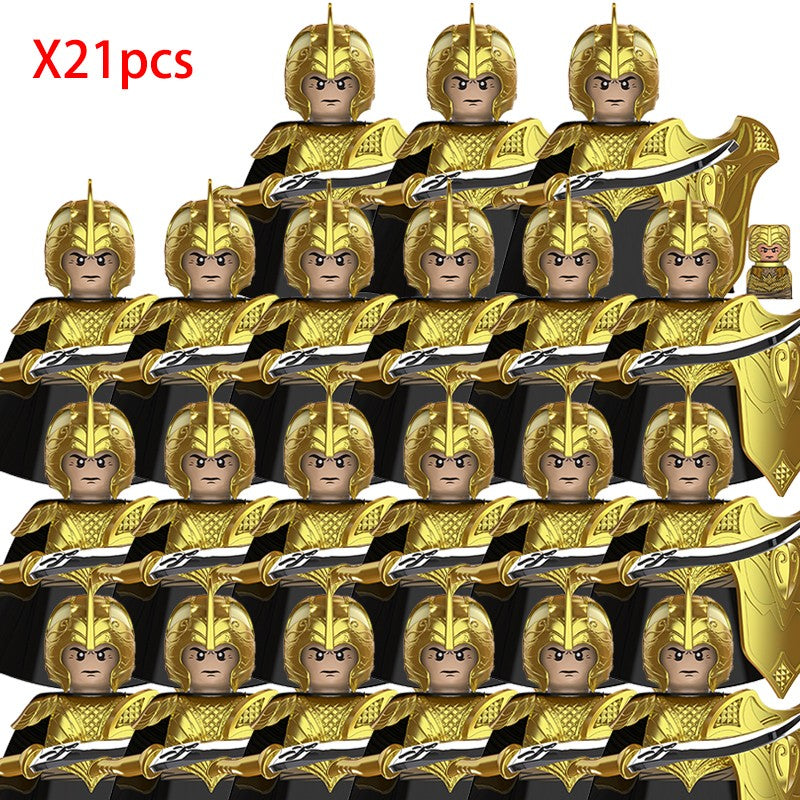 Lord of the Rings Elfos Orcs Exército Anões Rohan Mini Bonecos de Ação Blocos de Montar Brinquedos para Crianças Presente de Aniversário