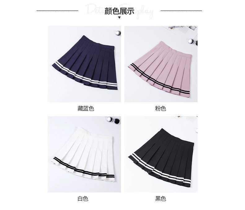 Pleated Tennis Skirt Womens Athletic Golf Sport Outfits Workout Running Mini Korean Style Sexy Harajuku Skirt