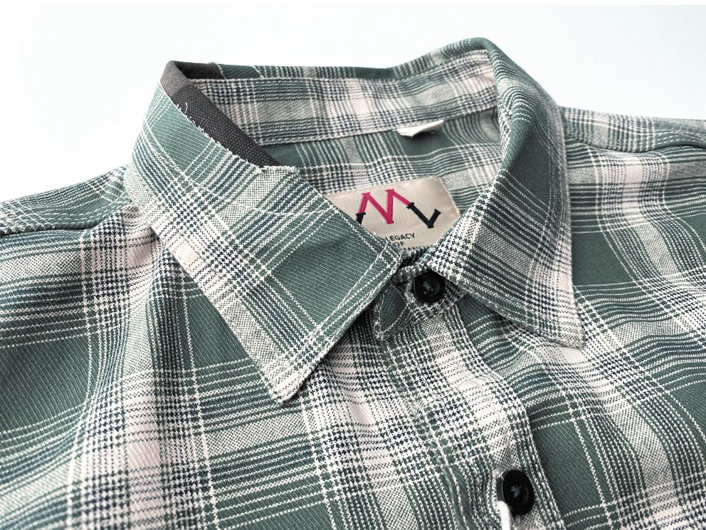 2025 Summer New American Retro Short Sleeve Lapel Plaid Cargo Shirt Men's Simple 100% Cotton Washed Single Pocket Casual Blouses