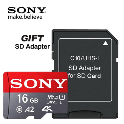 Cartão Micro TF SD SONY Cartão de memória SD Extremo 1TB 512GB 128GB 256GB U3 V30 4K Cartões de memória flash completos para telefone computador câmera