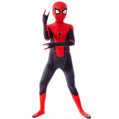 Anime Superhero Costume Miles Morales Cosplay Zentai Bodysuit Halloween Costumes Kids Superhero Costumes Movie Characters