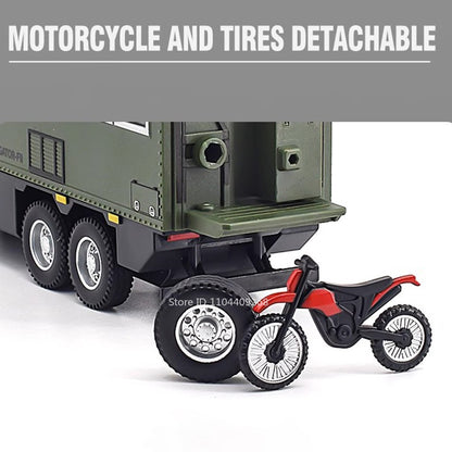 1:24 NOMADISM Raptor F150 RV Liga Modelo de Carro de Brinquedo Metal Diecast Miniatura Veículos Off Road Modelos Som Luz Brinquedos Para Crianças Presentes