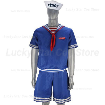 2026 new Men&Womens Robin/Steve Scoops Ahoy Costume Cosplay Uniforms Navy Halloween Costume Uniform Fancy Dress