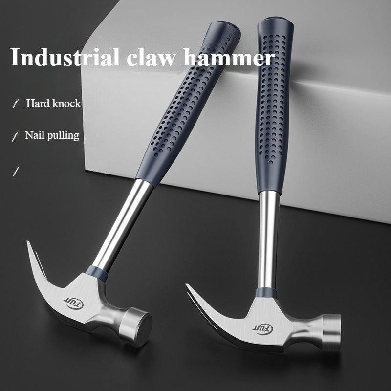 Martelo de Garra com Cabo Antiderrapante, Aço Cromo Vanádio, Ideal para Bricolagem, Decoração, Manutenção e Uso em Emergências
