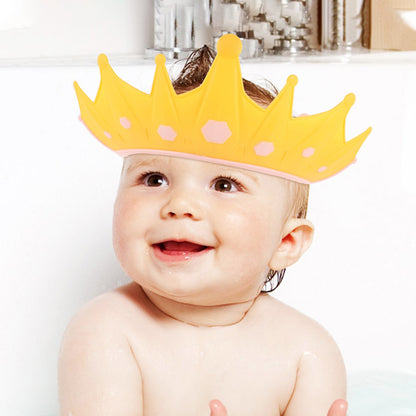 2Pcs Baby Shower Cap Adjustable Soft Silicone Bath Hat Toddler Hair Washing Shield Ear Protection Baby Shower Cap