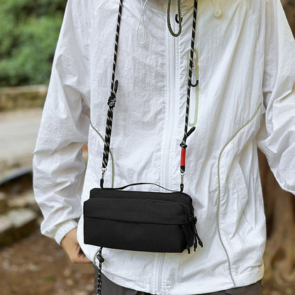 Men's Crossbody Bag, Casual Large-Capacity Daily Travel Water Bottle Umbrella Shoulder Bag, Lightweight Sports Phone Bag