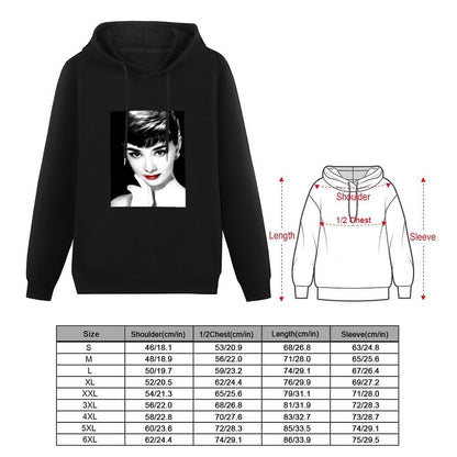 Audrey Hepburn Lips Hoodie autumn clothes for men men's sweat-shirt male clothes graphic hoodies