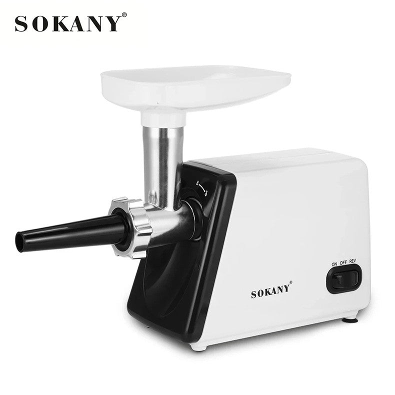 Moedores de Carne 2500W Inox para Cozinha Triturador de Vegetais para Recheio de Bolinhos Moedor de Carne e Máquina de Recheio para Uso Comercial ou Doméstico