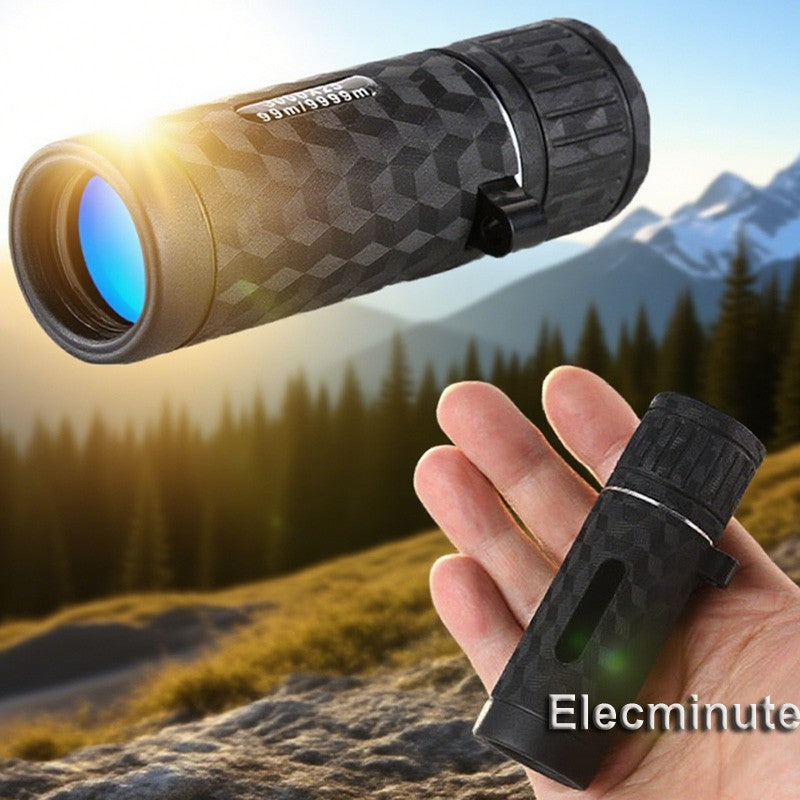 Monóculo 3000X25 Poderoso Portátil Prisma BAK4 Revestimento FMC Leve Mini Telescópio para Concertos Caça ao Ar Livre Acampamento