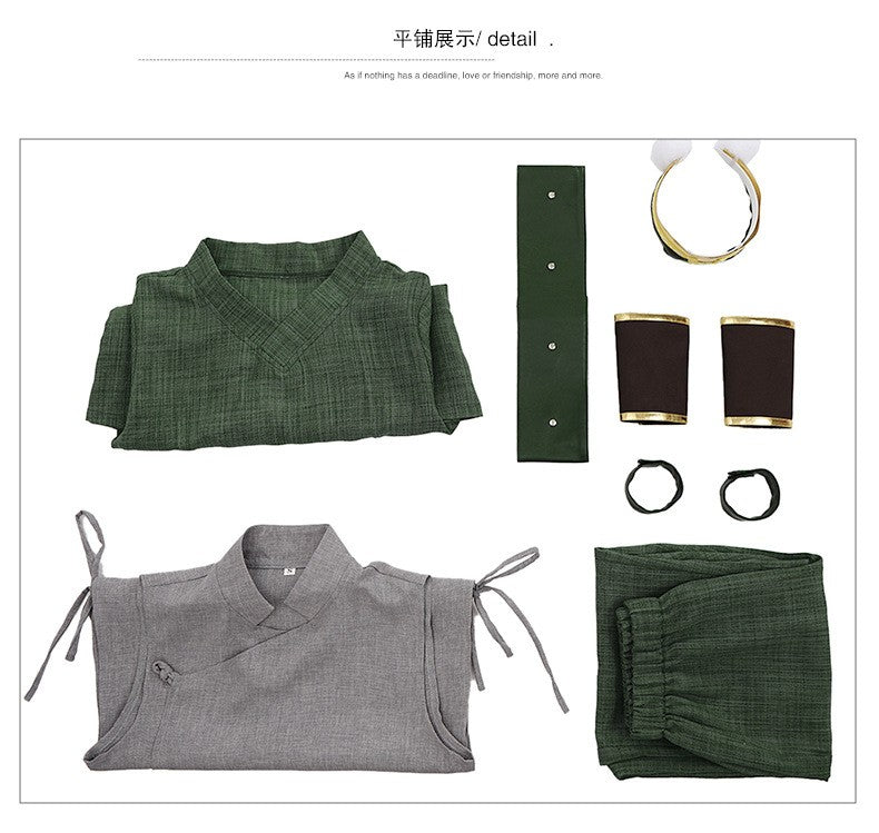 Toph Beifong Cosplay Costume Avatar of Last Airbender Live-action Gray Uniform Vest Tops Pants Outfits Halloween Carnival Suits