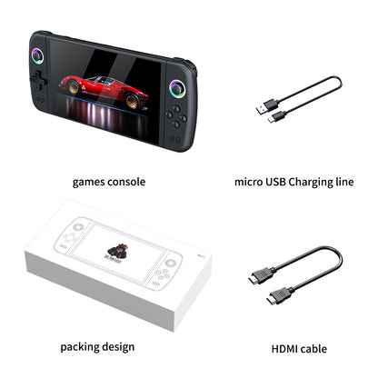 M27 Portable Pocket Retro Handheld Video Game Console 1024*600 Display 7.0 Inch Screen Gaming ?Support LINUX Emelec 64G/128G