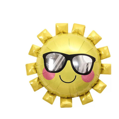 Sunglasses Sun Rainbow Cloud Shape Aluminum Film Balloon Birthday Party Banquet Children's Toy Baby Shower Decoration