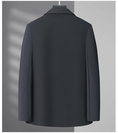 2025 Summer Ice Silk Thin Sunscreen Suit Jackets for Men Classic Business Casual Blazers Wedding Social Dress Coat Men Clothing