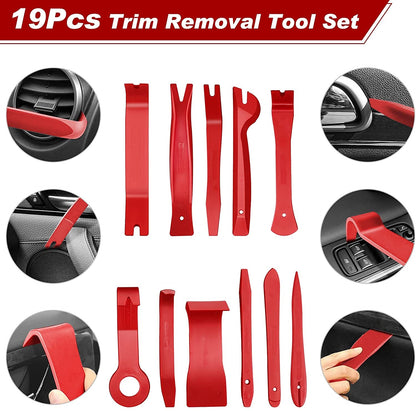 Ferramentas para carros Kit de desmontagem de interior de carro Ferramenta de remoção de acabamento de plástico extrator de clipes de carro Ferramentas de painel DIY para conjunto de extrator de acabamento automotivo