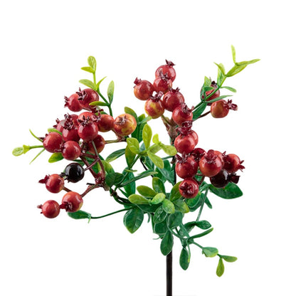 Artificial Berry Flowers Red Blue Fake Plant DIY Fake Flower Arrangement Table Ornament For Home Party Weddings Christmas Decor