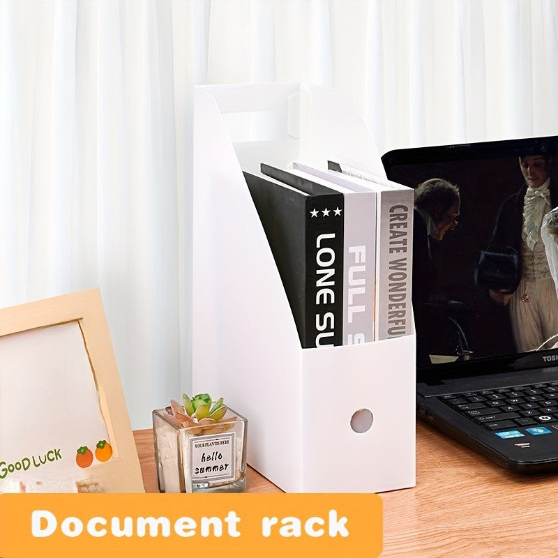 Minimalist Desktop File Organizer - Foldable & Lightweight, PP Material, Perfect for Office and Student Use