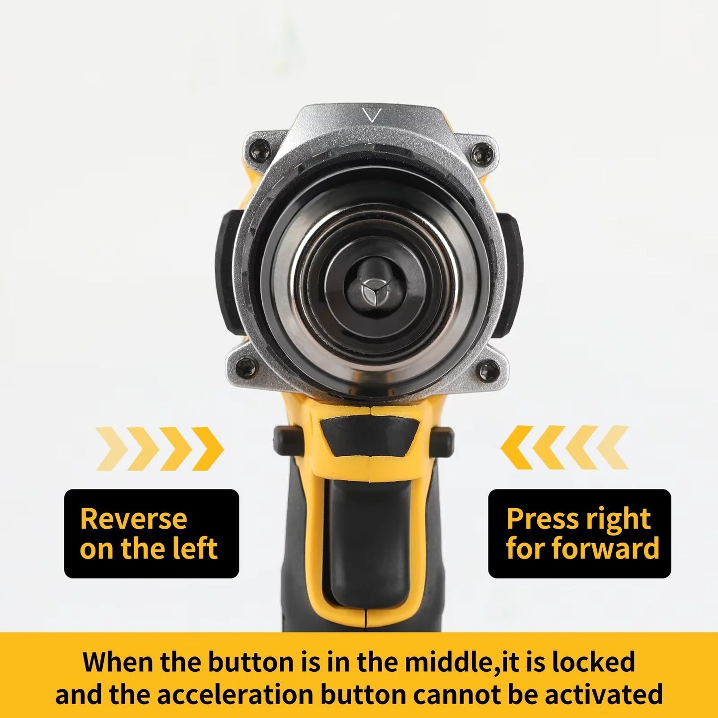 Furadeira de Impacto sem Fio sem Escovas DEWALT DCD805 20V Max Parafusadeira Elétrica Portátil Multifuncional