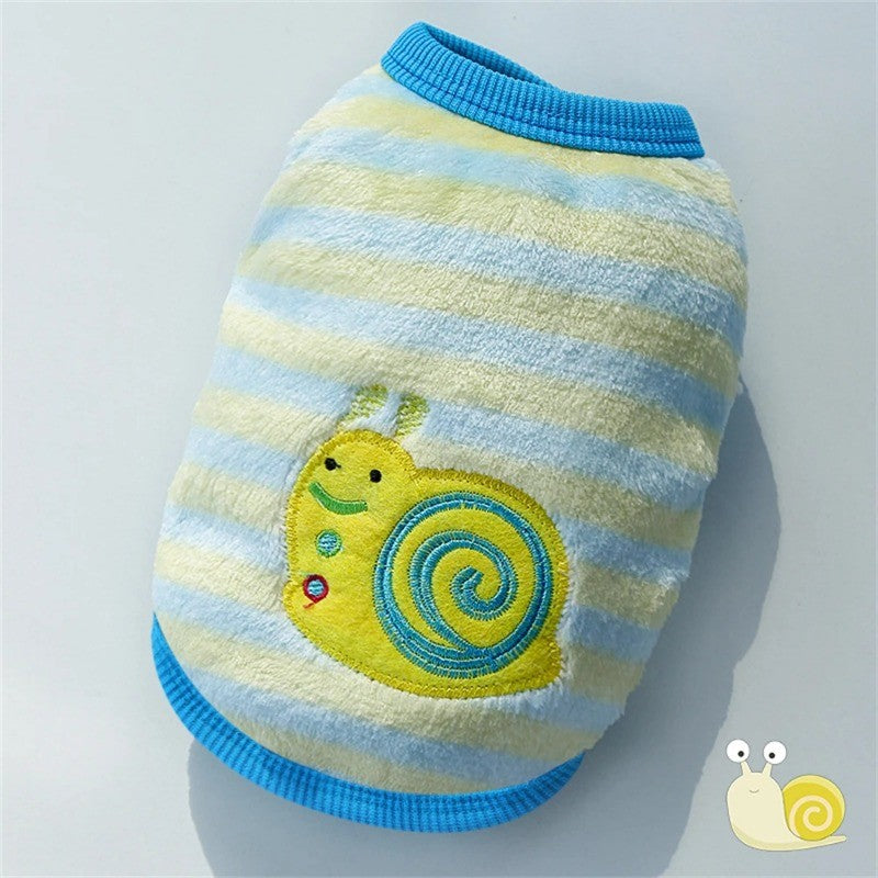 Roupa De Gato De Lã Desenho Animado Outono Inverno Casaco Quente Jaqueta Para Cães De Estimação Cachorro Gatos Suéter Roupas Macias Fantasias De Gatinhos Produtos