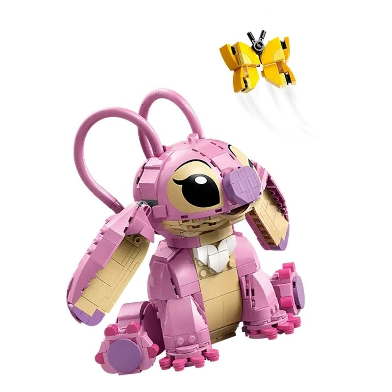 Lego Disney Série 43257 Stitch Lilo e Stitch Angel Girl Brinquedo de Blocos de Montar