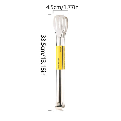 Stainless Steel Food Tongs Barbecue Tongs Desserts Steak Food Serving Clip Tweezers Long BBQ Cooking Tongs Kitchen Utensils