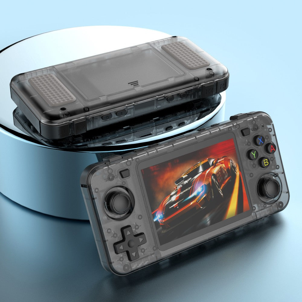 BOYHOM New Handheld Game Console 3.5-inch IPS Screen Linux RK3326 Retro Video Games Player 3000 mAh 64G