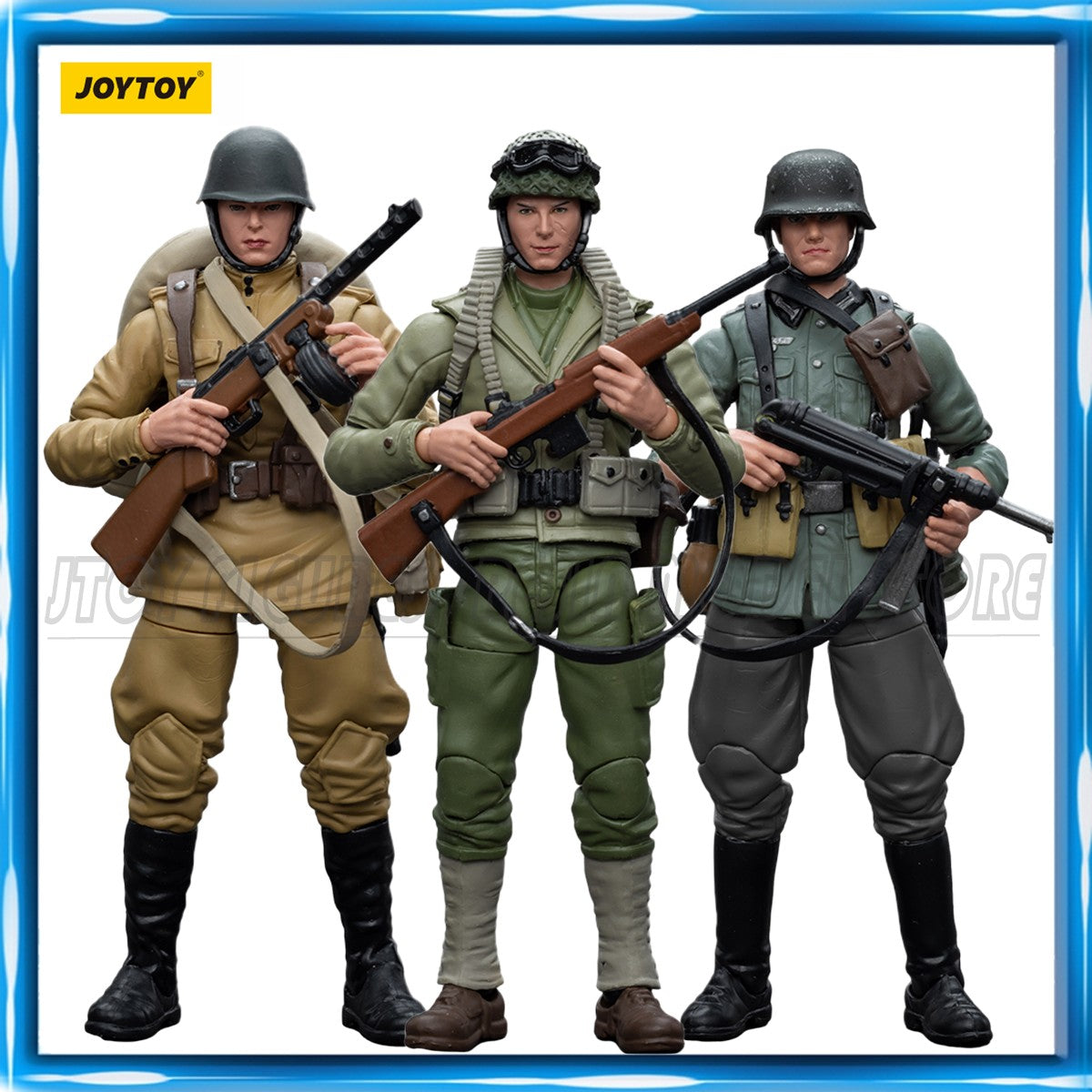 [EM ESTOQUE] JOYTOY 1/18 Boneco de Ação Exército da Segunda Guerra Mundial Militar Anime figuras Brinquedos Modelo
