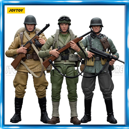 [EM ESTOQUE] JOYTOY 1/18 Boneco de Ação Exército da Segunda Guerra Mundial Militar Anime figuras Brinquedos Modelo