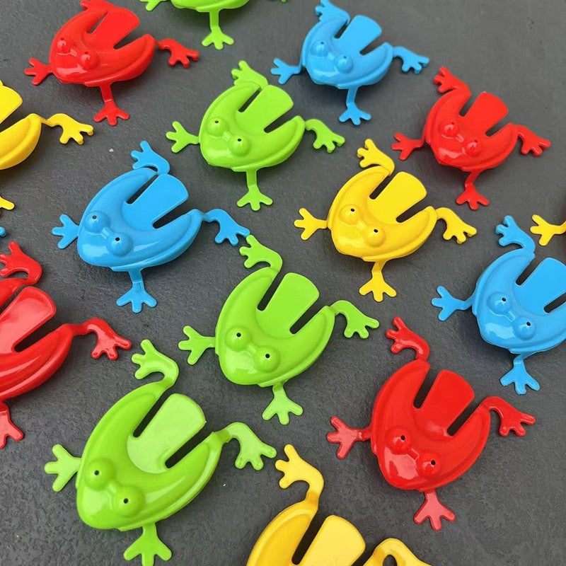 12/24/36pcs Mixed Color Jumping Frog Bounce Fidget Toys Antistress Relieve Family Game Birthday Party for Children Boy Gifts