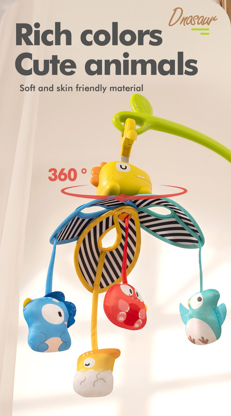 Hanging Bell Baby Stroller Bed Clip Safety Seat Hand Bell Pendant Colorful Multifunctional Soft Toys Stroller Mobile 0-12 Gift