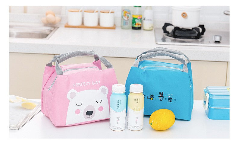Preservation Baby Food Milk Bottle Heat/cold Storage Insulation Bags Waterproof Swan Bag Lunch Bag Infant Kids Food Bag